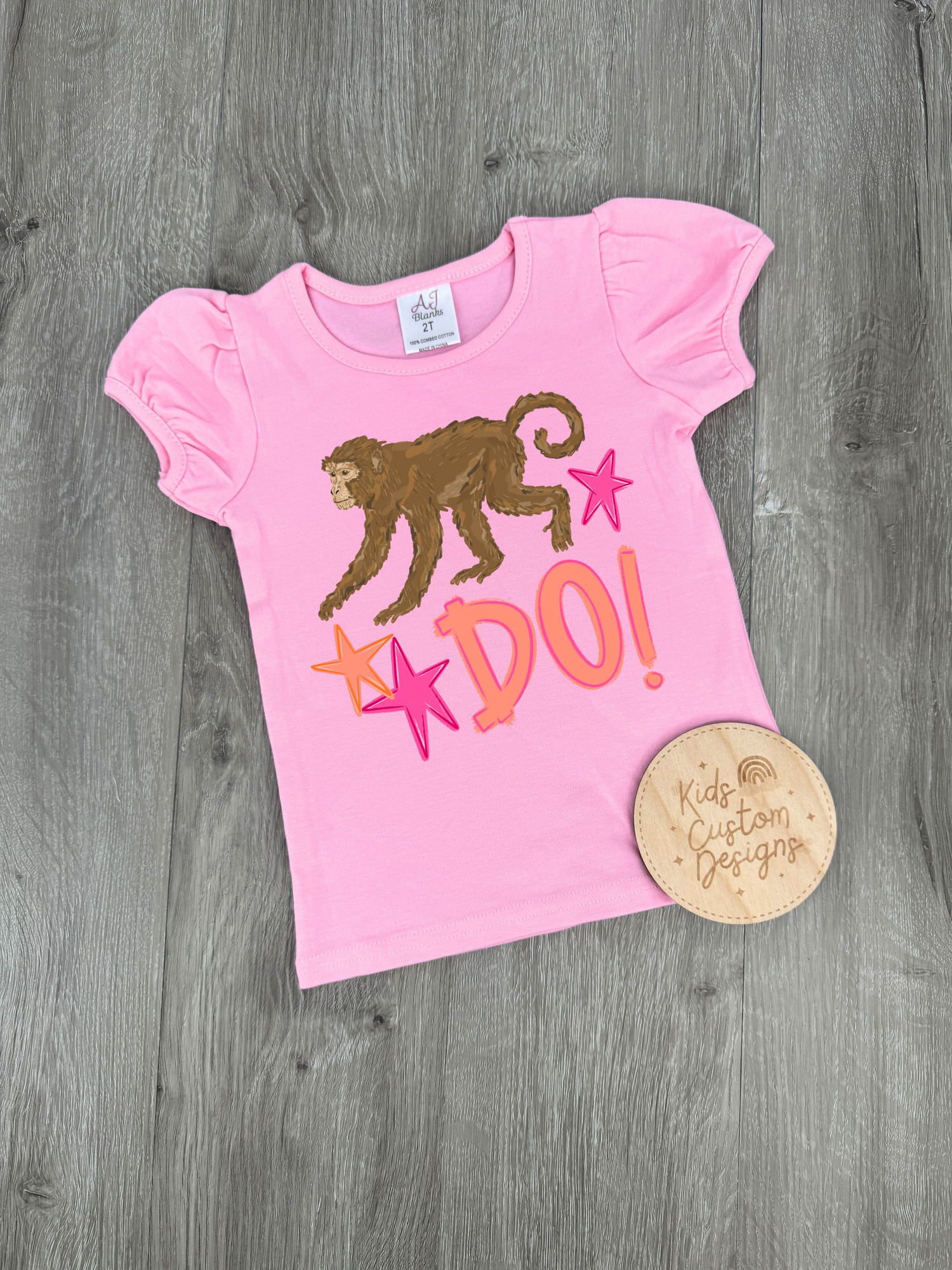 KIDS Monkey Doo DTF Transfer
