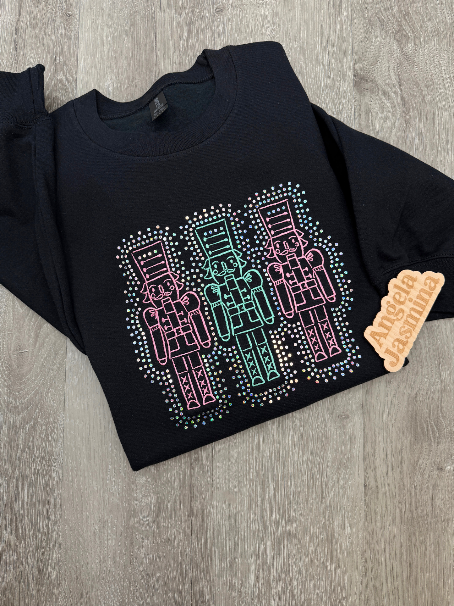 Nutcracker Embroidered & Bling Sweatshirt