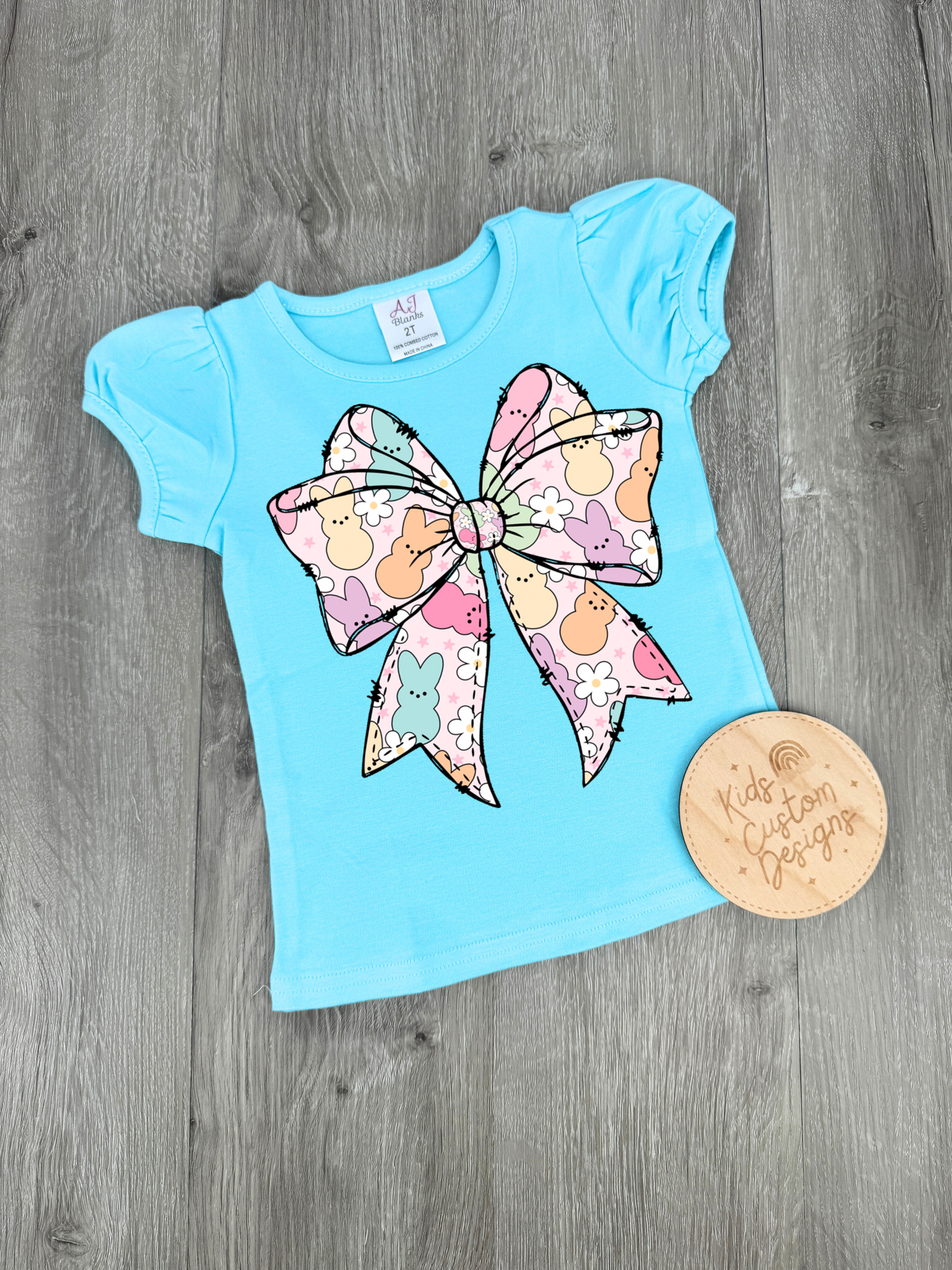 KIDS Easter Bunny Bow DTF TRANSFER