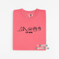 Cat Mom Embroidered Comfort Colors Shirt