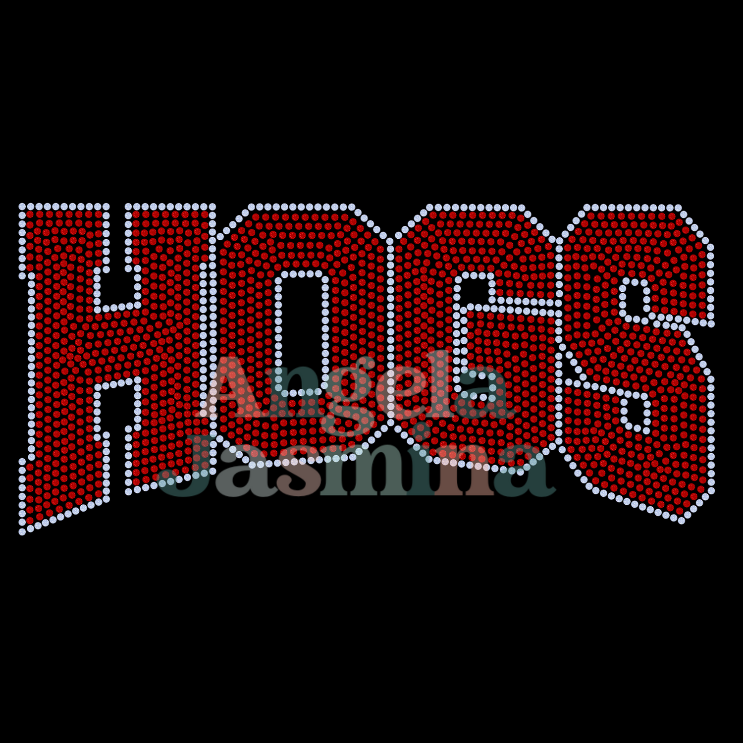 Hogs Curve SPANGLE Transfer