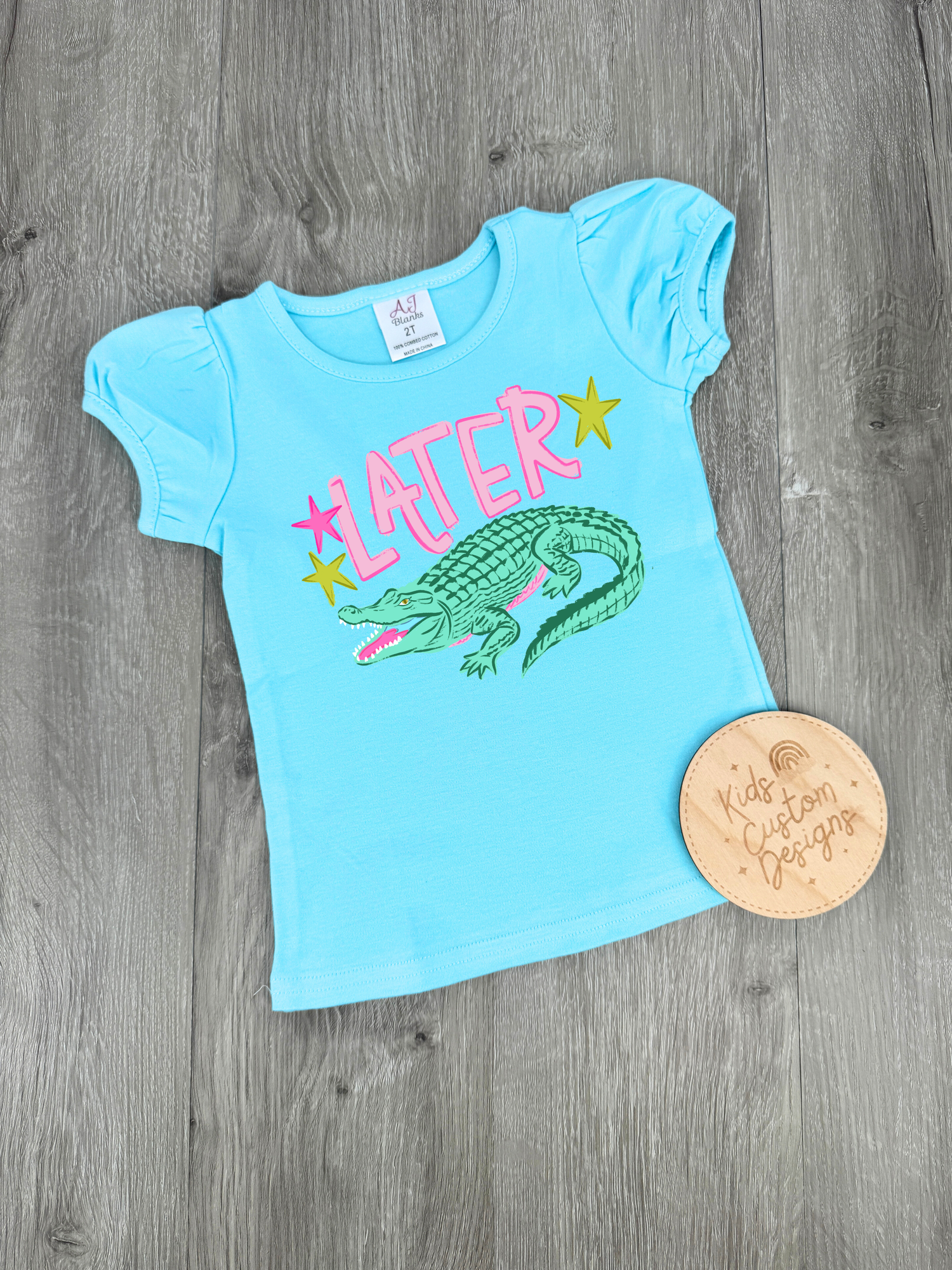 KIDS Later Gator DTF Transfer