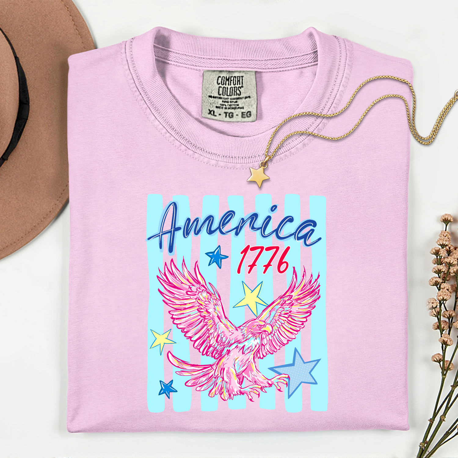 ADULT Pastel American Eagle DTF TRANSFER