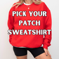 Custom Patch Sweatshirt LIVE