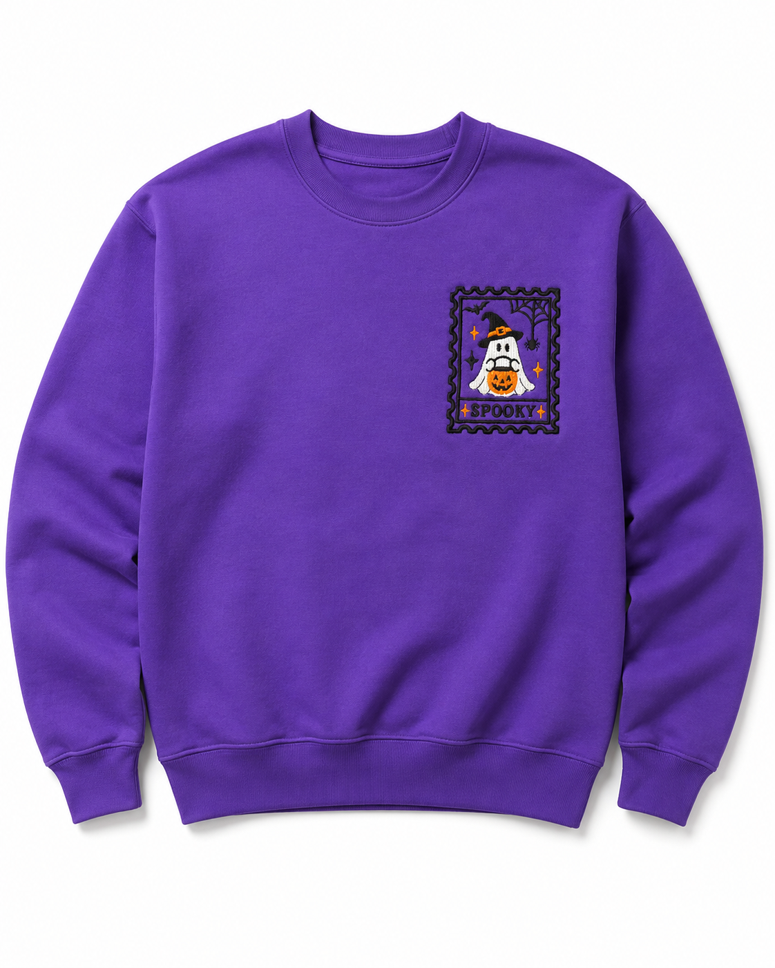 Spooky Stamp Embroidered Sweatshirt