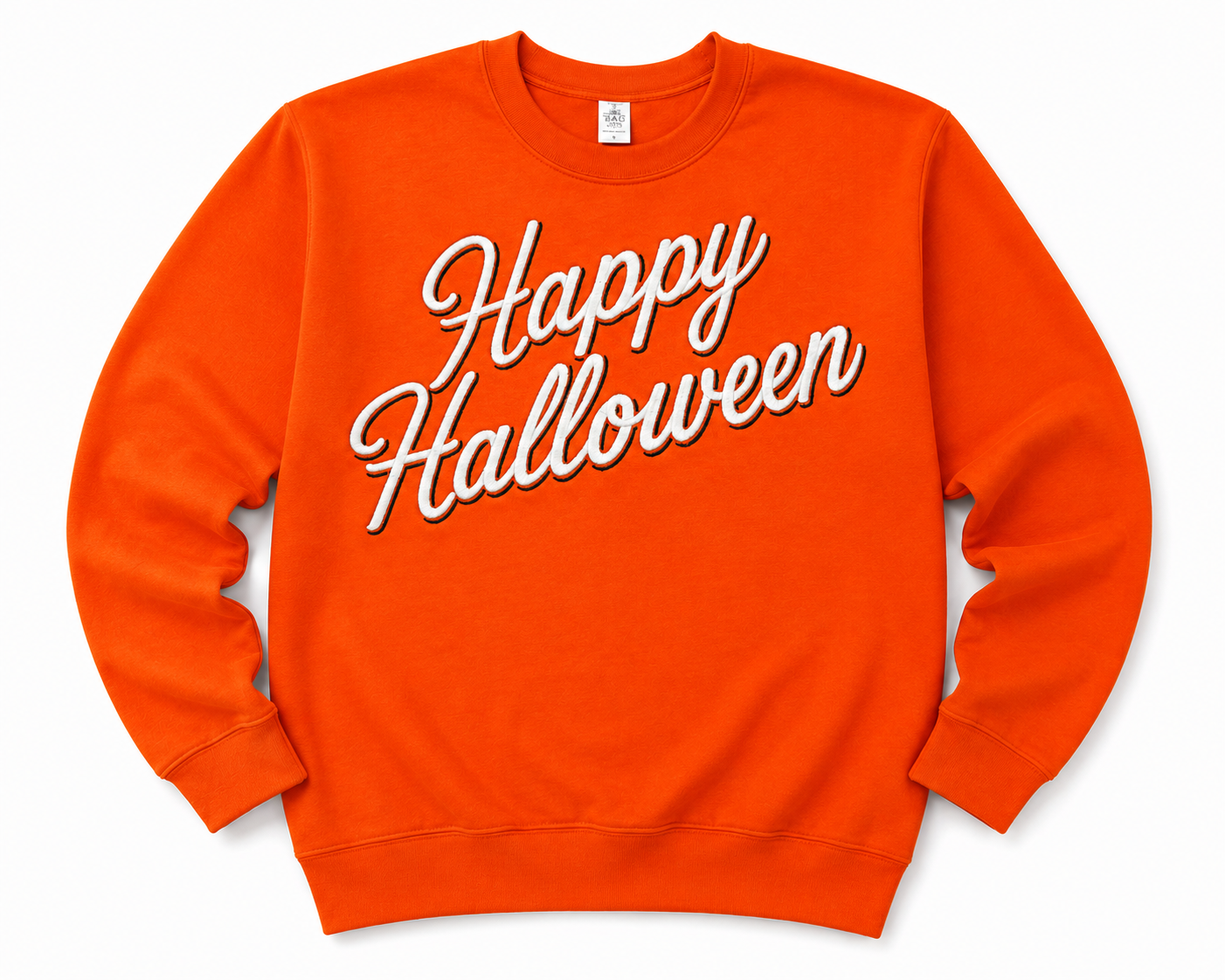 Happy Halloween Embroidered Sweatshirt