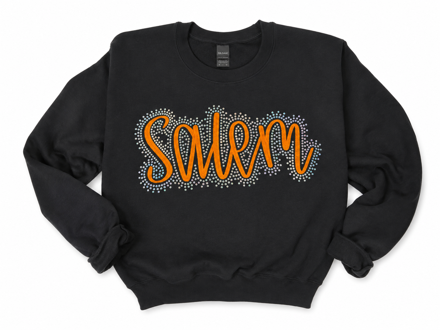 Salem  Embroidery and Bling  Sweatshirt