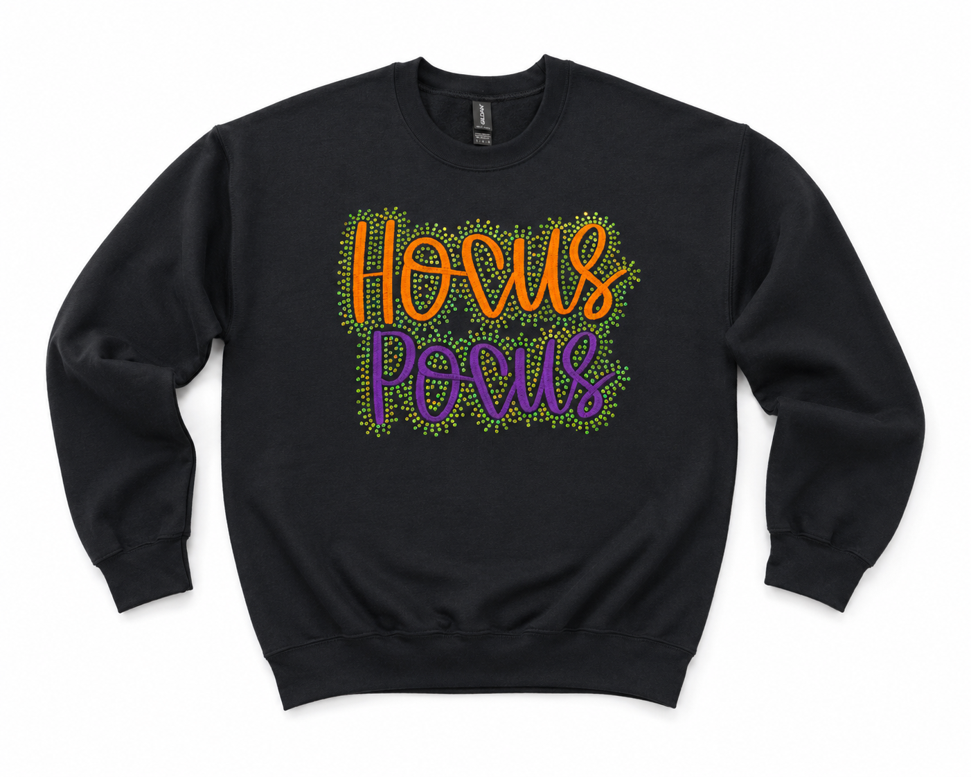 Hocus Pocus Embroidery and Bling Sweatshirt