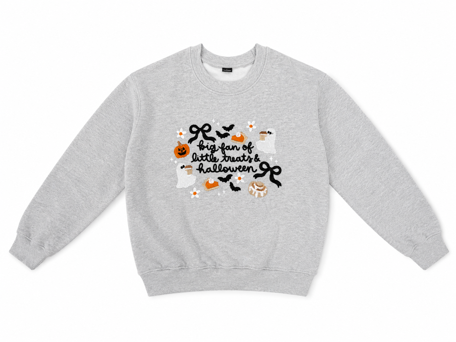 Halloween Treats  Embroidered Sweatshirt