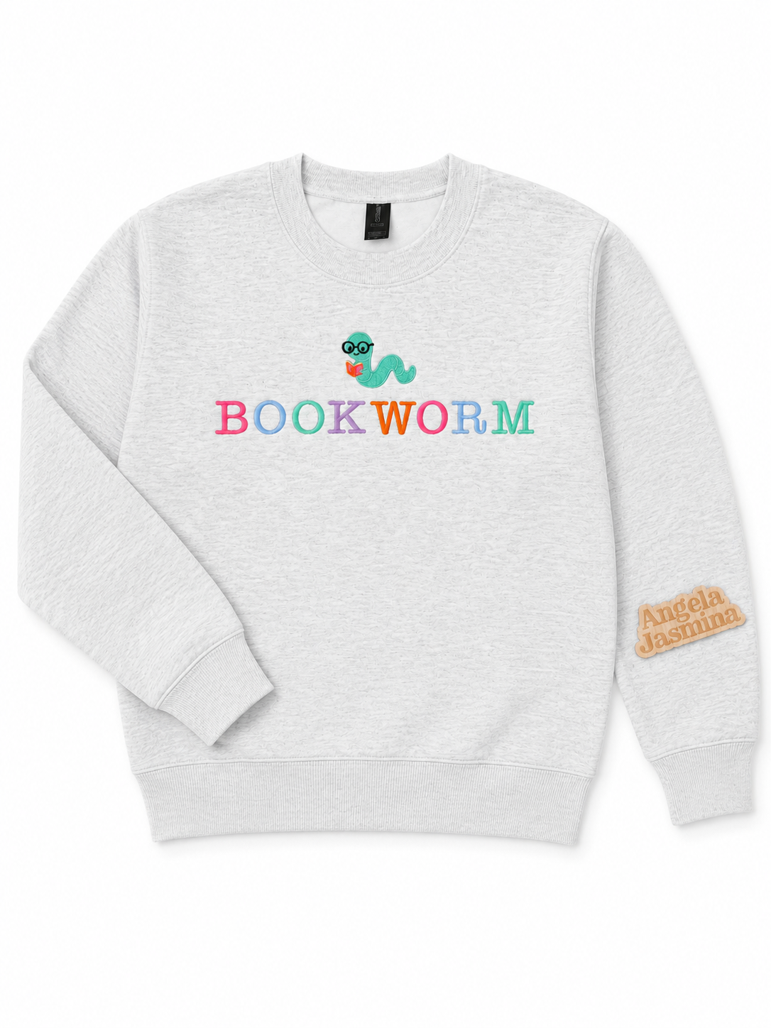 Bookworm Embroidered Sweatshirt