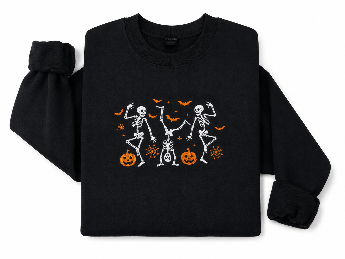 Dancing Skeletons Embroidered Sweatshirt