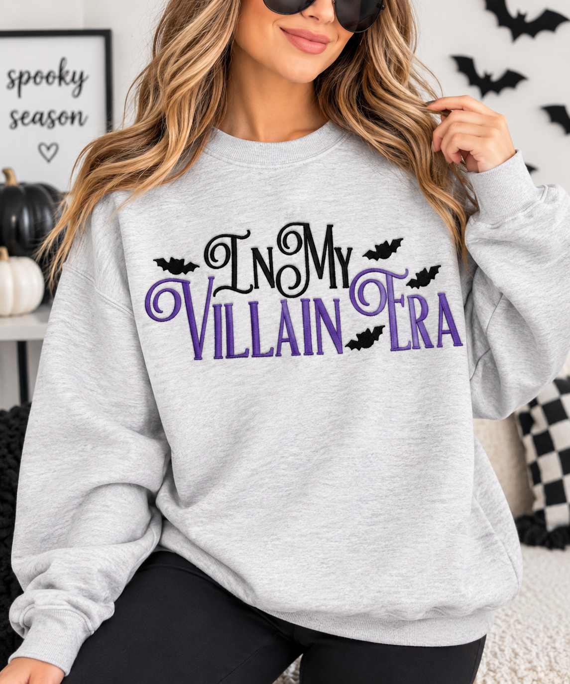 In My Villain Era Embroidered sweatshirt