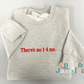 There's no 1-4 me Embroidered Sweatshirt