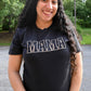 Black/Khaki MAMA Tee