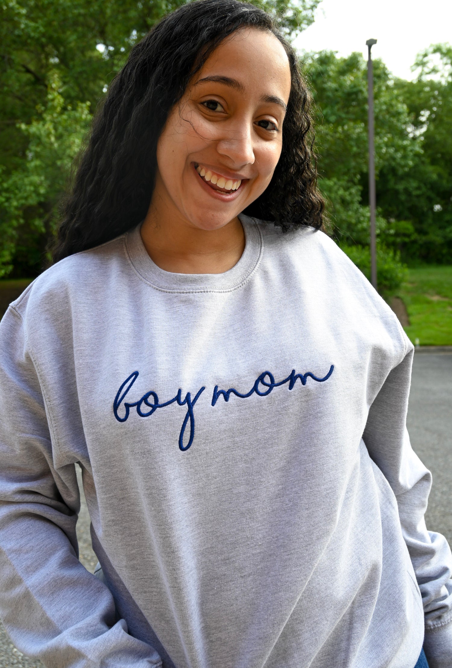 Boy Mom Crewneck Sweatshirt