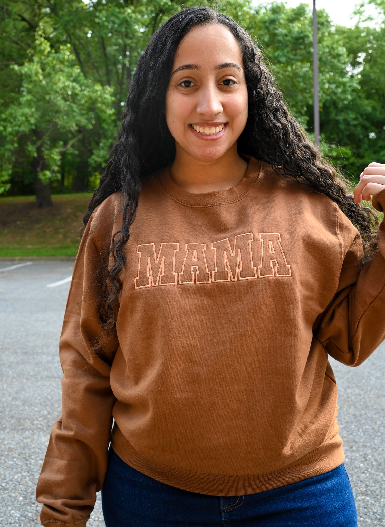 Brown Mama Crewneck Sweatshirt