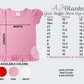 Girls Christmas Name Embroidered Ruffle Shirt