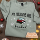 My Holidays Are Booked Embroidered Sweatshirt