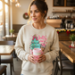Jolly & Caffeinated Embroidered Sweatshirt