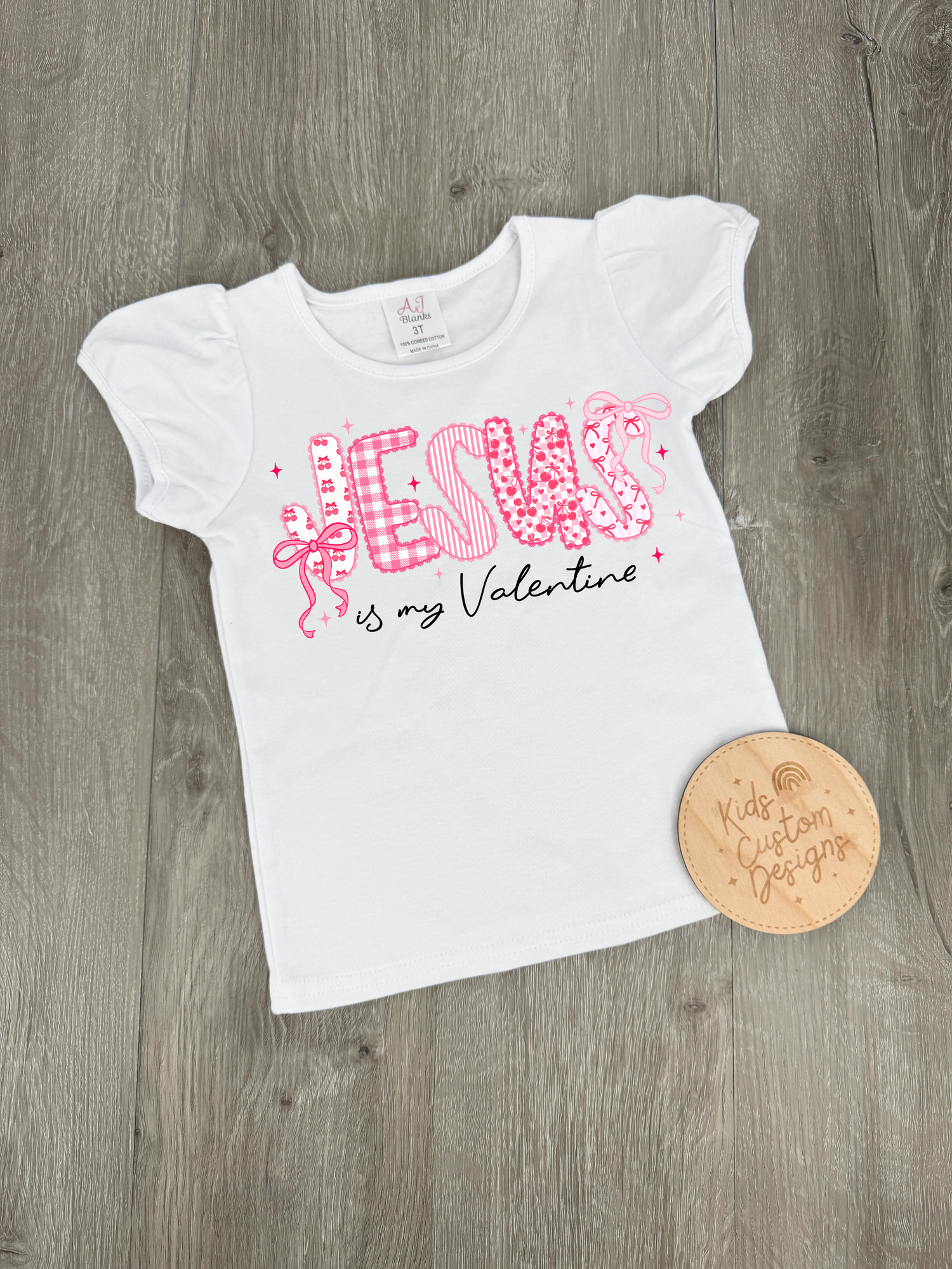 KIDS Jesus is my Valentine DTF TRANSFER