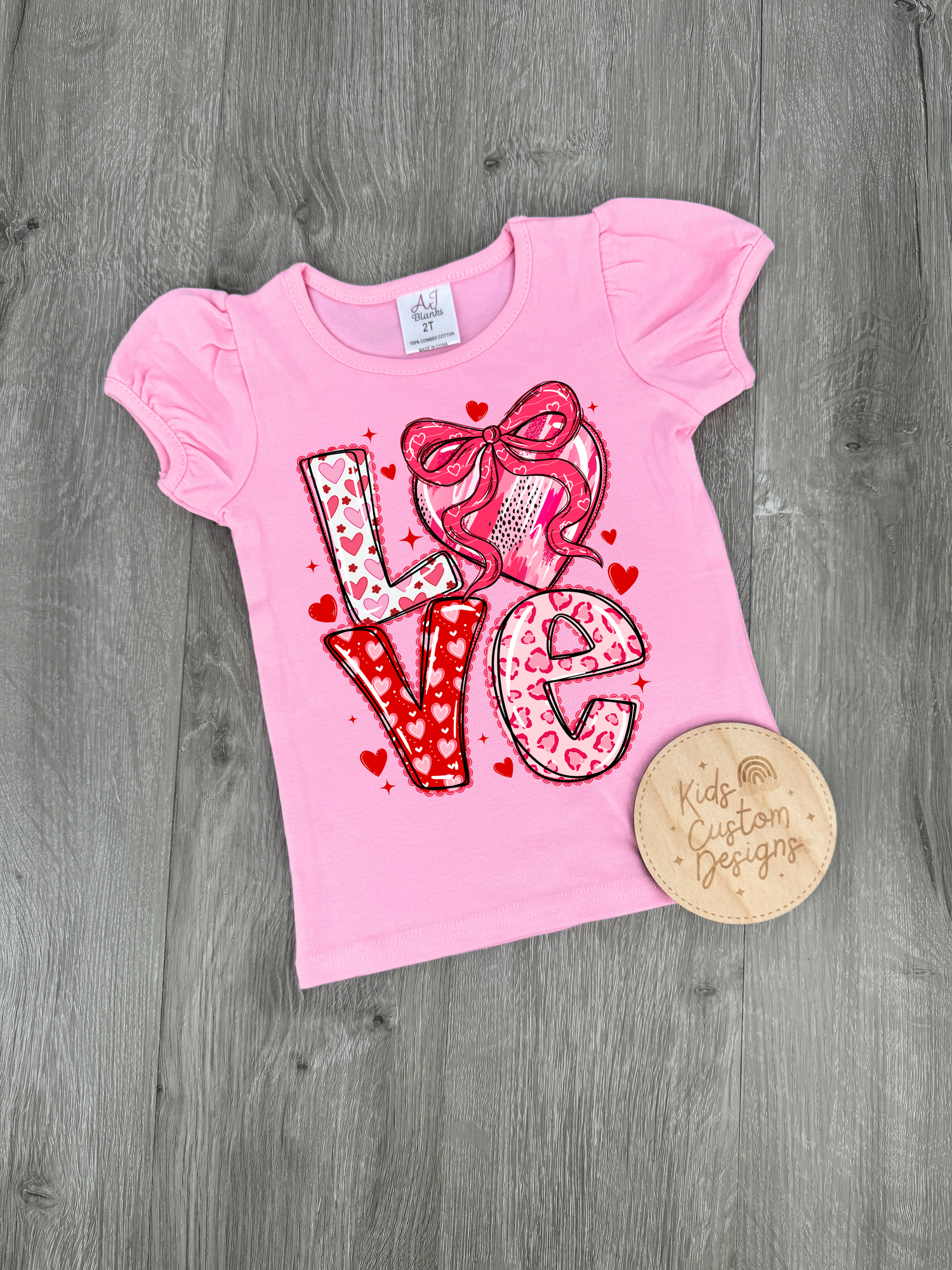 KIDS Love Valentine DTF TRANSFER