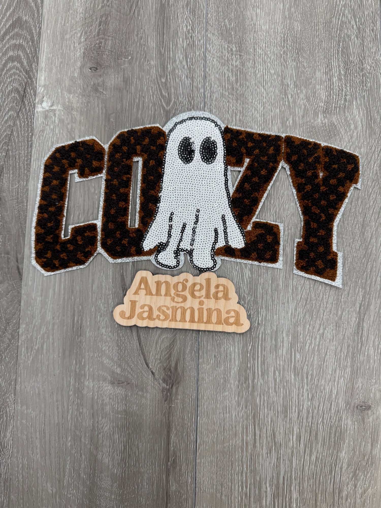 Cozy Ghost Chenille Patch