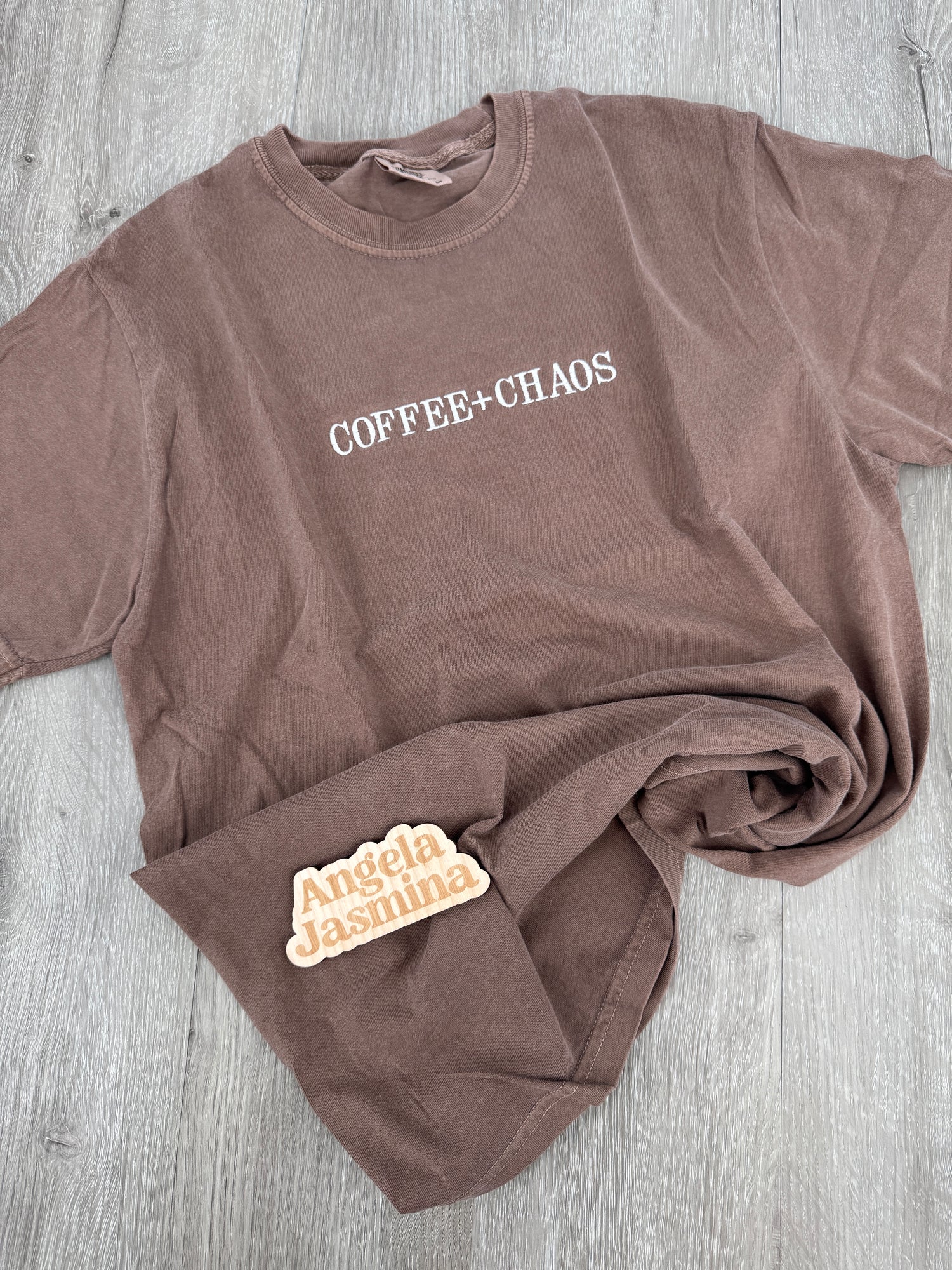 COFFEE + CHAOS Comfort Colors Shirt