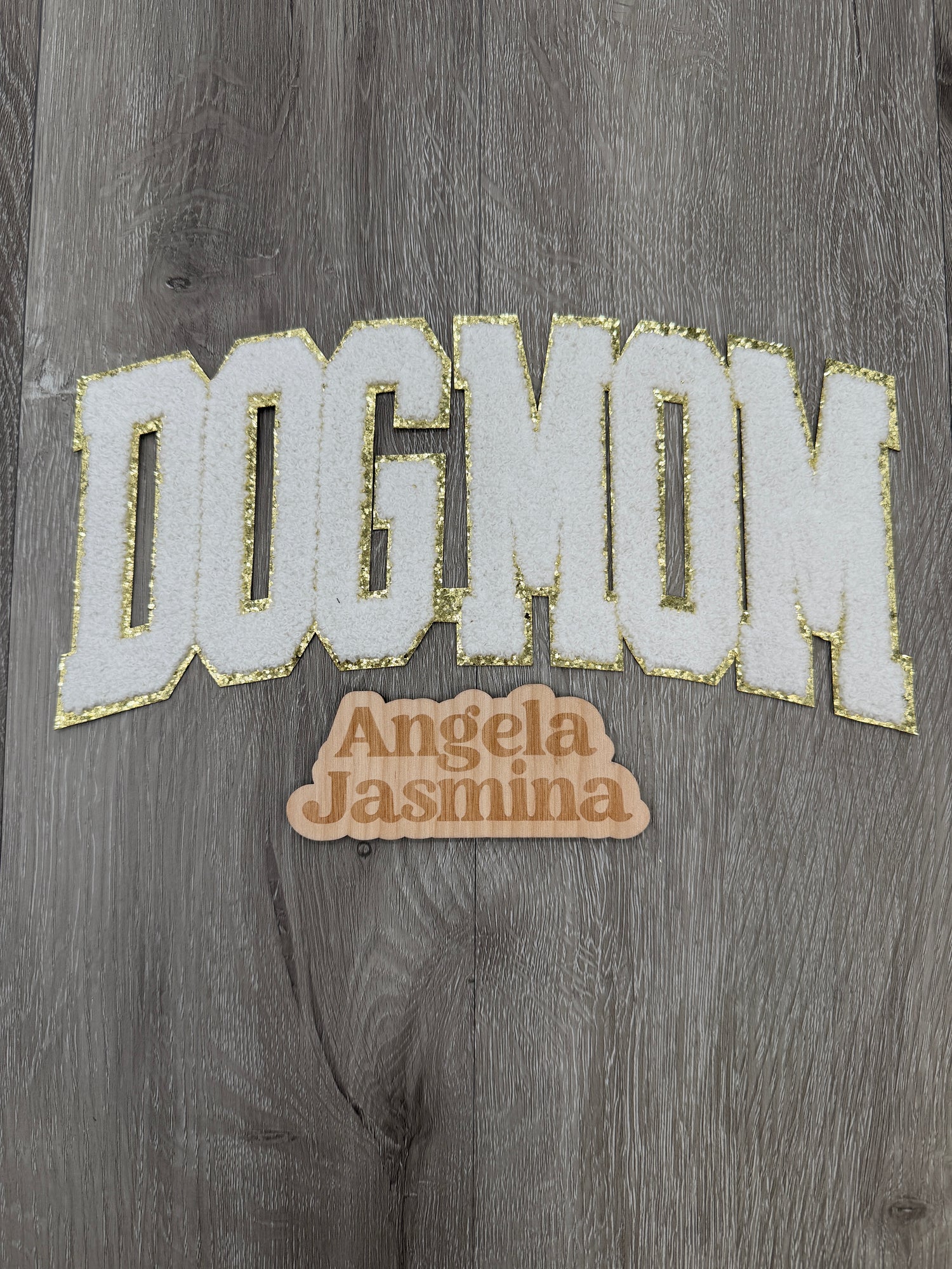 Dog Mom Chenille Patch