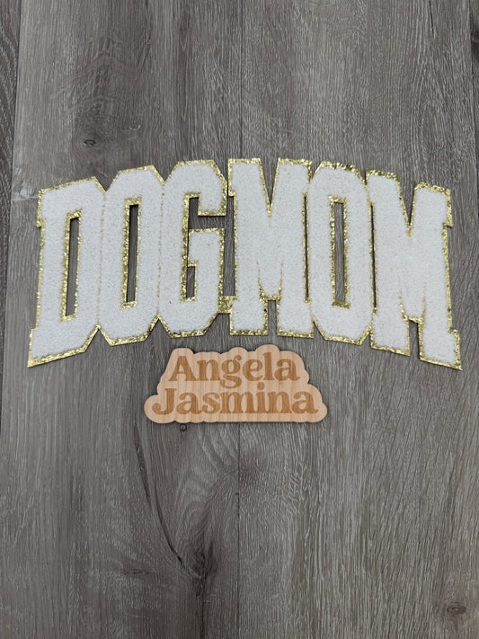 Dog Mom Chenille Patch