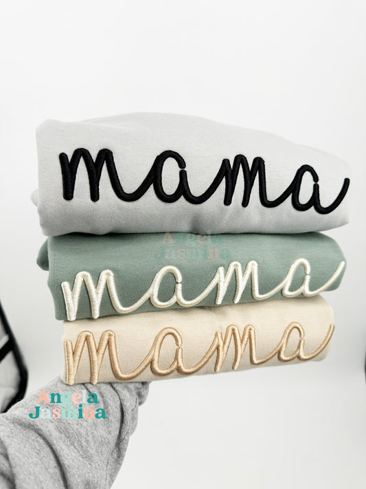 Mama Puff 3D Embroidered Sweatshirt