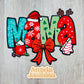 Mama Christmas Chenille Patch