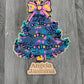 Colorful Christmas Tree Chenille Patch