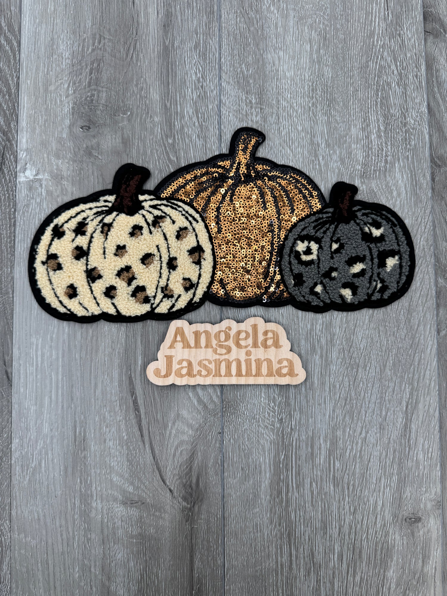 Pumpkins Chenille Patch