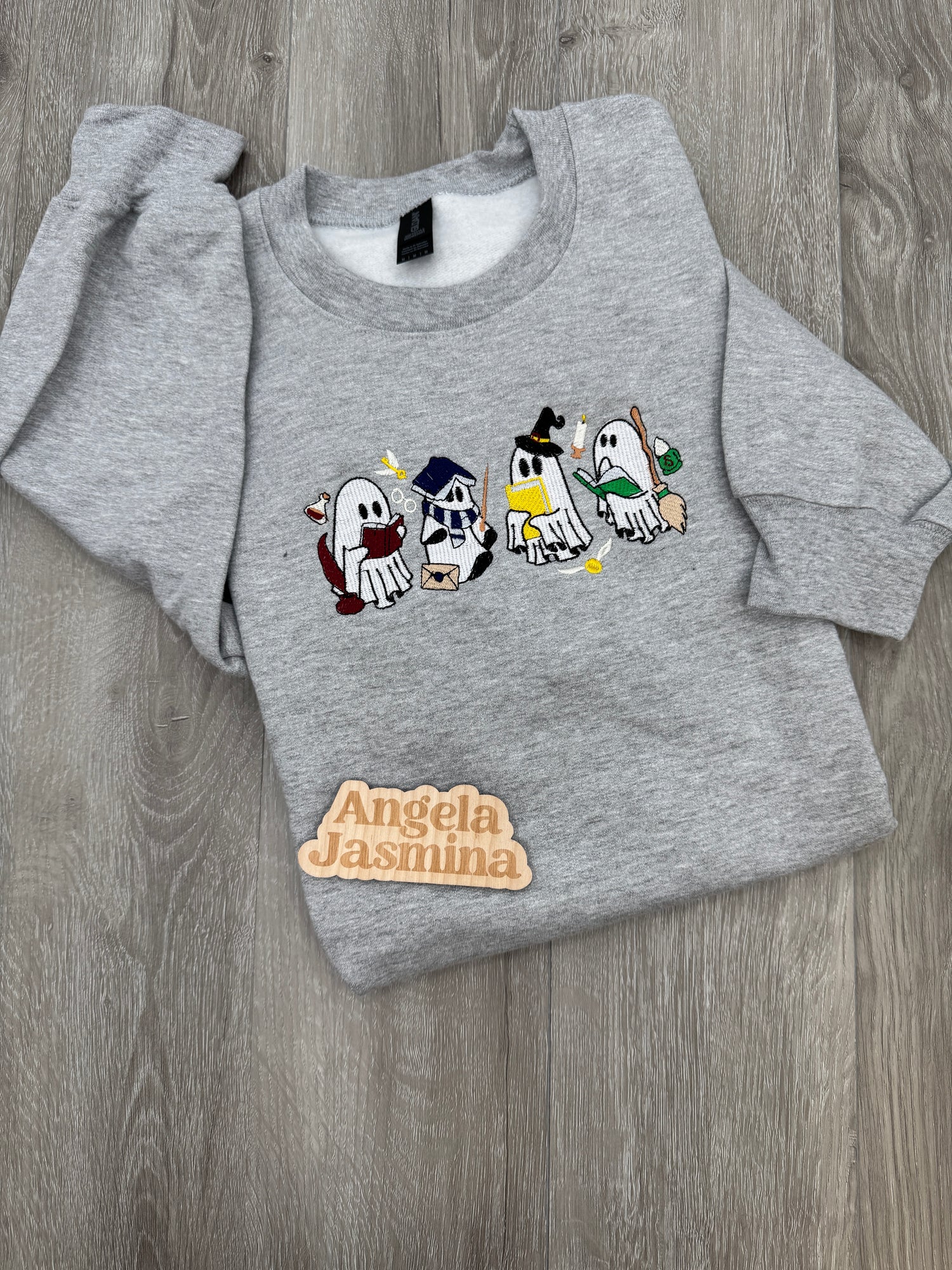 Wizard Ghosts Embroidered Sweatshirt
