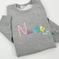 Nurse Embroidered 3d Puff Sweatshirt