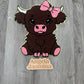 Baby Heifier Cow Chenille Patch
