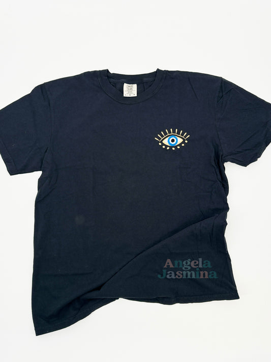 Evil Eye Embroidered Tee