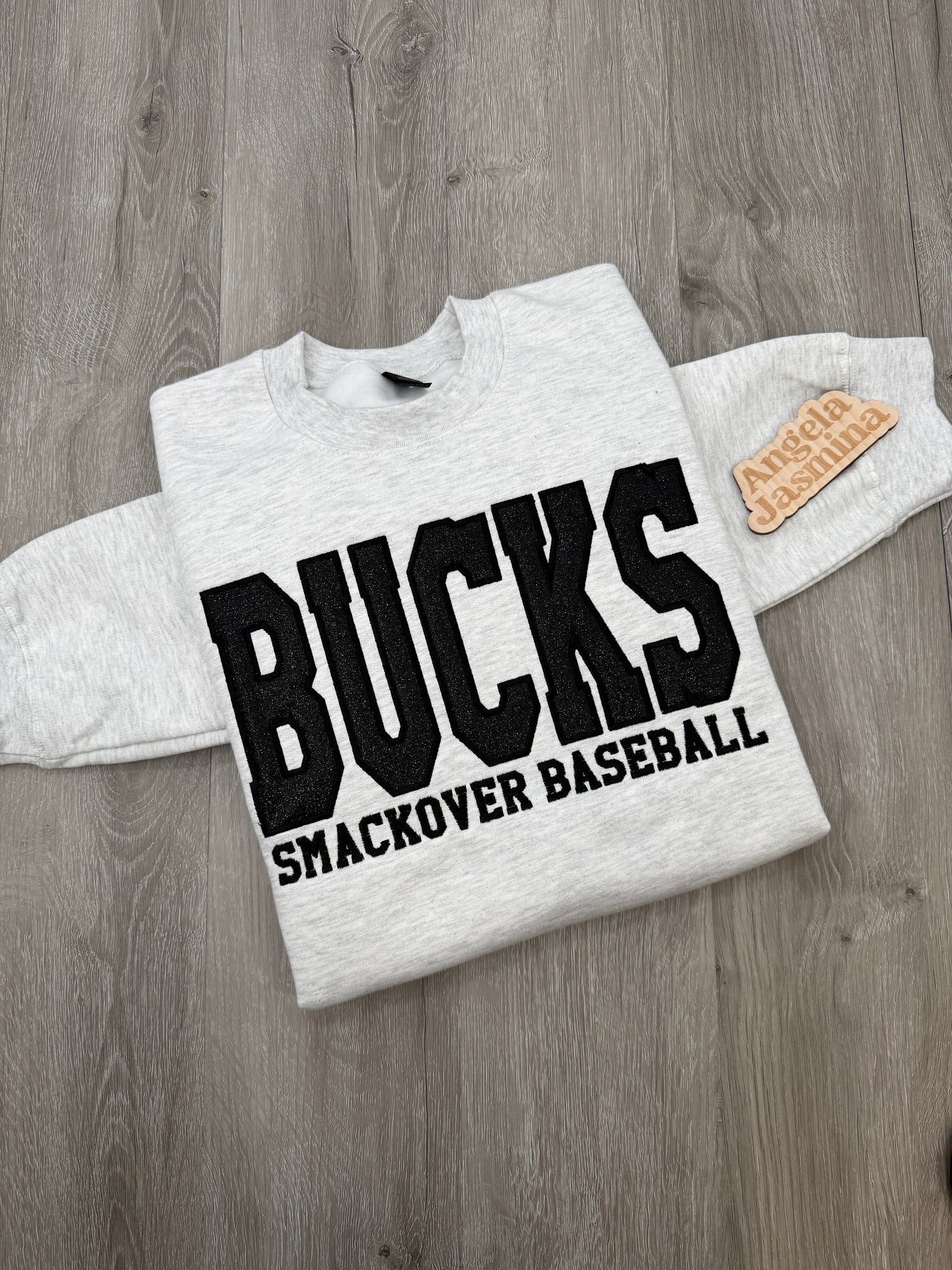 Custom Glitter Embroidered Sweatshirt