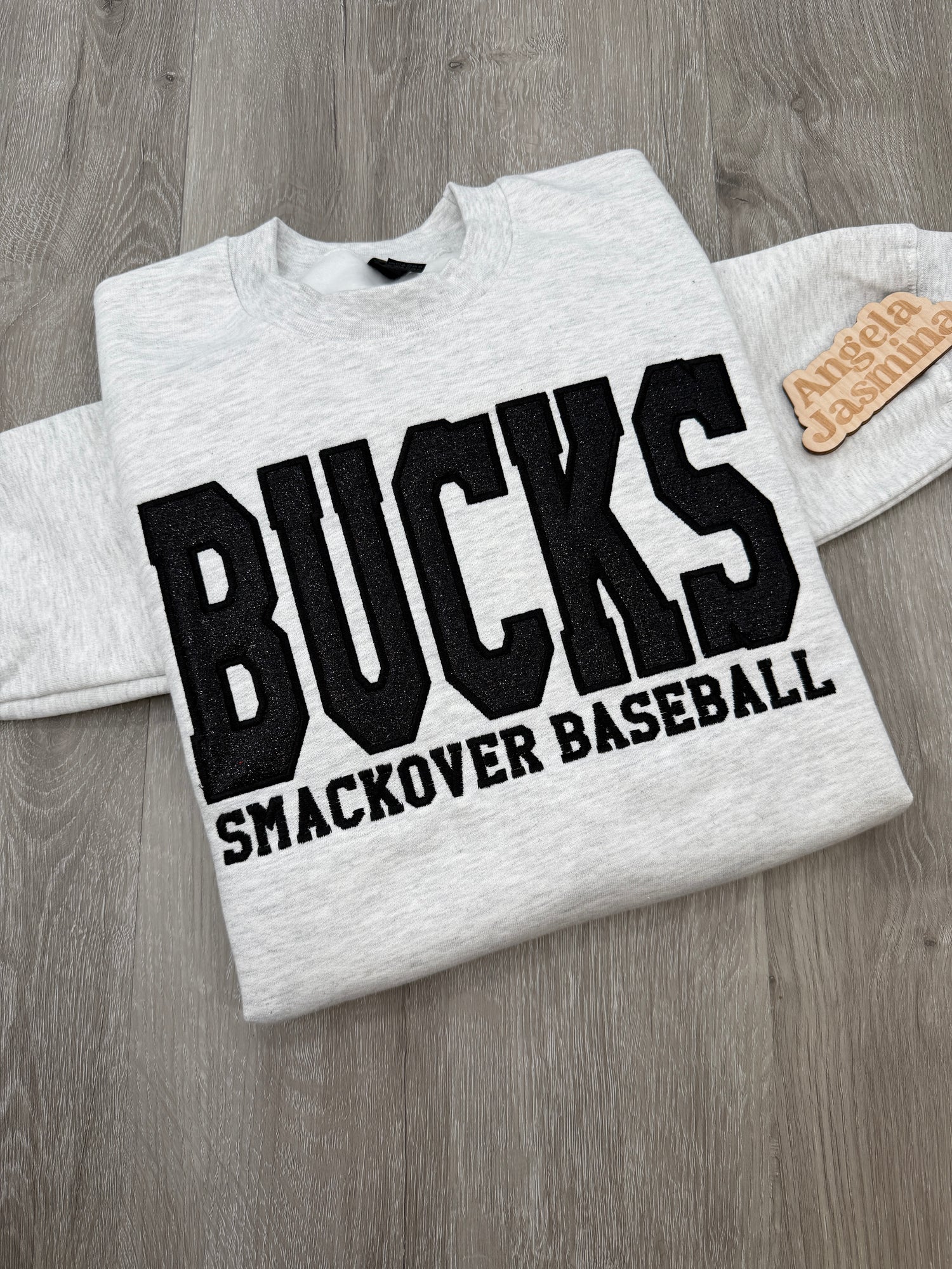 Custom Glitter Embroidered Sweatshirt