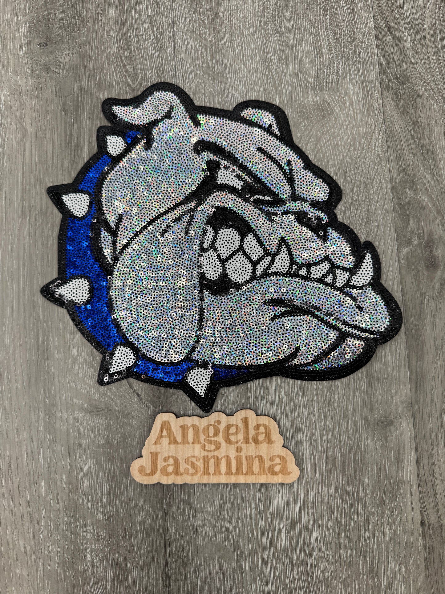 Bulldogs Sequins Patch