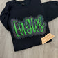 Custom Eagles Embroidered & Bling Sweatshirt