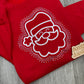 Santa Embroidered & Bling Sweatshirt