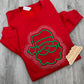 Santa Embroidered & Bling Sweatshirt