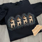Reindeer Embroidered & Bling Sweatshirt