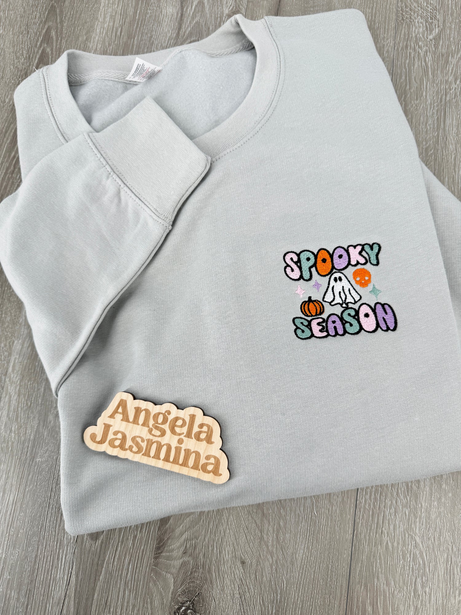 Spooky Season Embroidered Sweatshirt