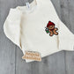 Coffee Gingerbread Embroidered sweatshirt