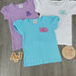 Monogram Me:  Girls Puff Sleeve Monogram Tee