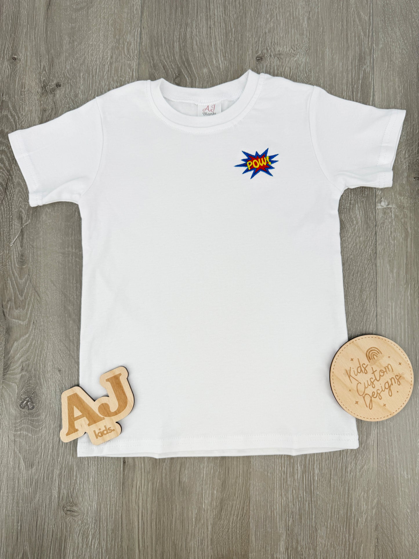 Unisex Embroidered Comic Book Super Hero 4 Shirt Bundle Set