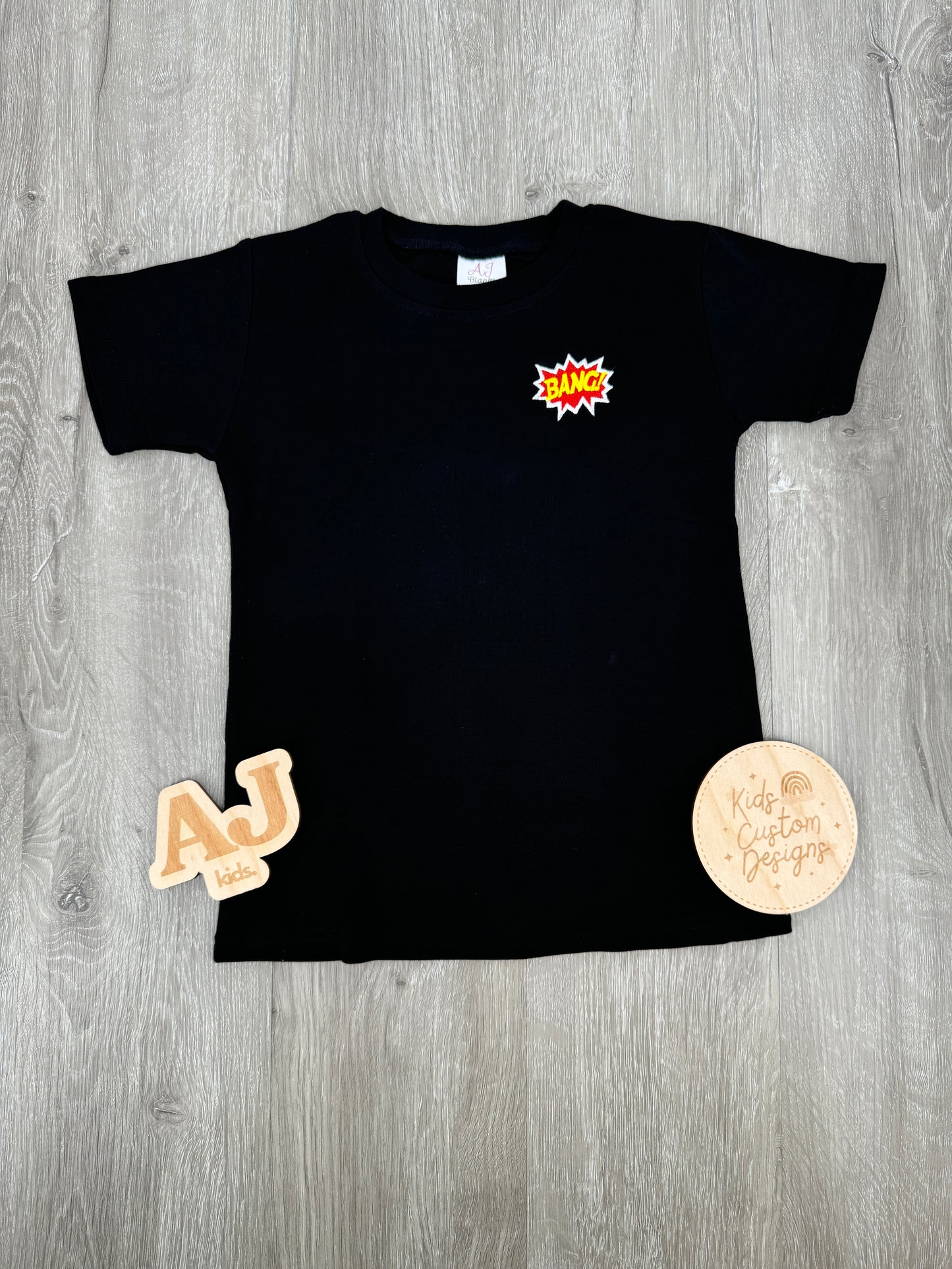 Unisex Embroidered Comic Book Super Hero 4 Shirt Bundle Set