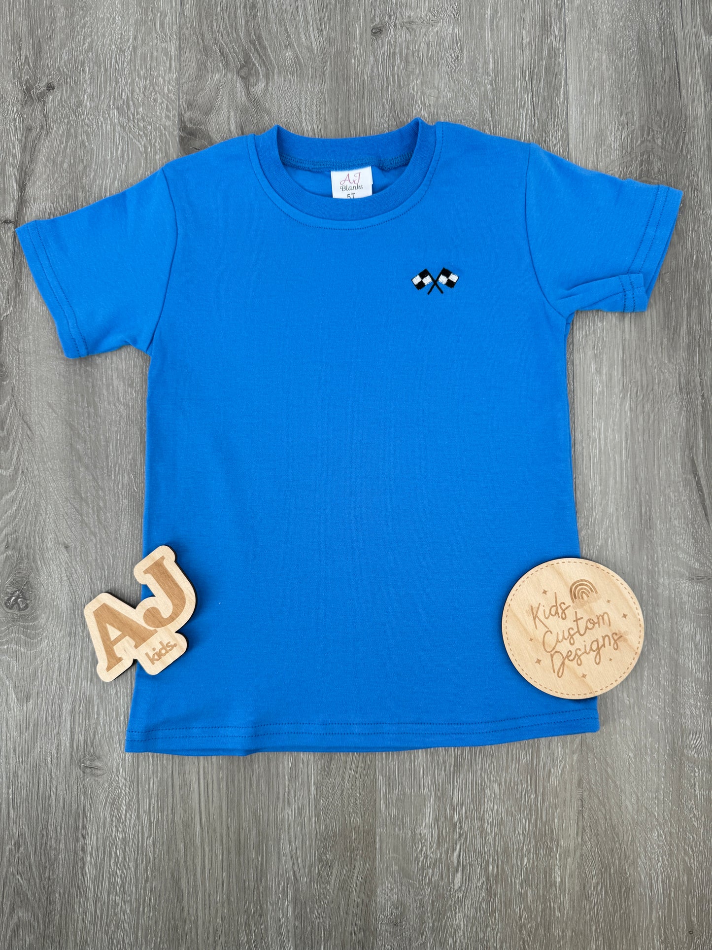 Unisex Embroidered Racing Car 4 Shirt Bundle Set
